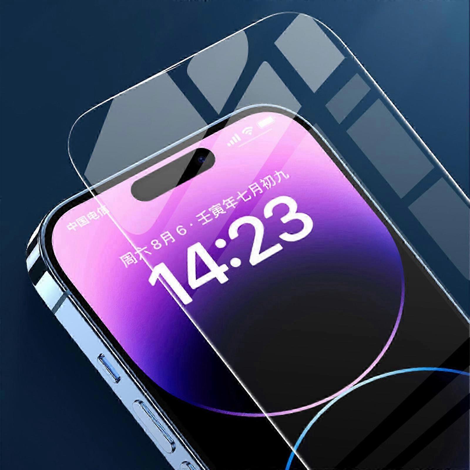 3 in 1 for iPhone 15 Screen Protector, 1 Pack Back Screen Protector + 1 Pack Front Screen Protector + Camera Lens Protector