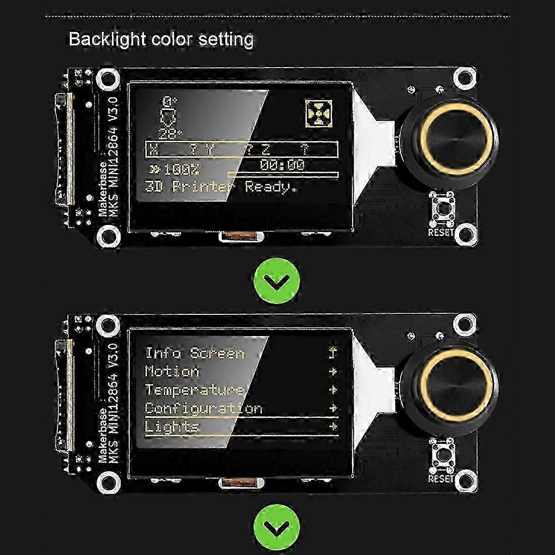 Mini12864 V3 SD-Insert LCD for Robin Nano V3