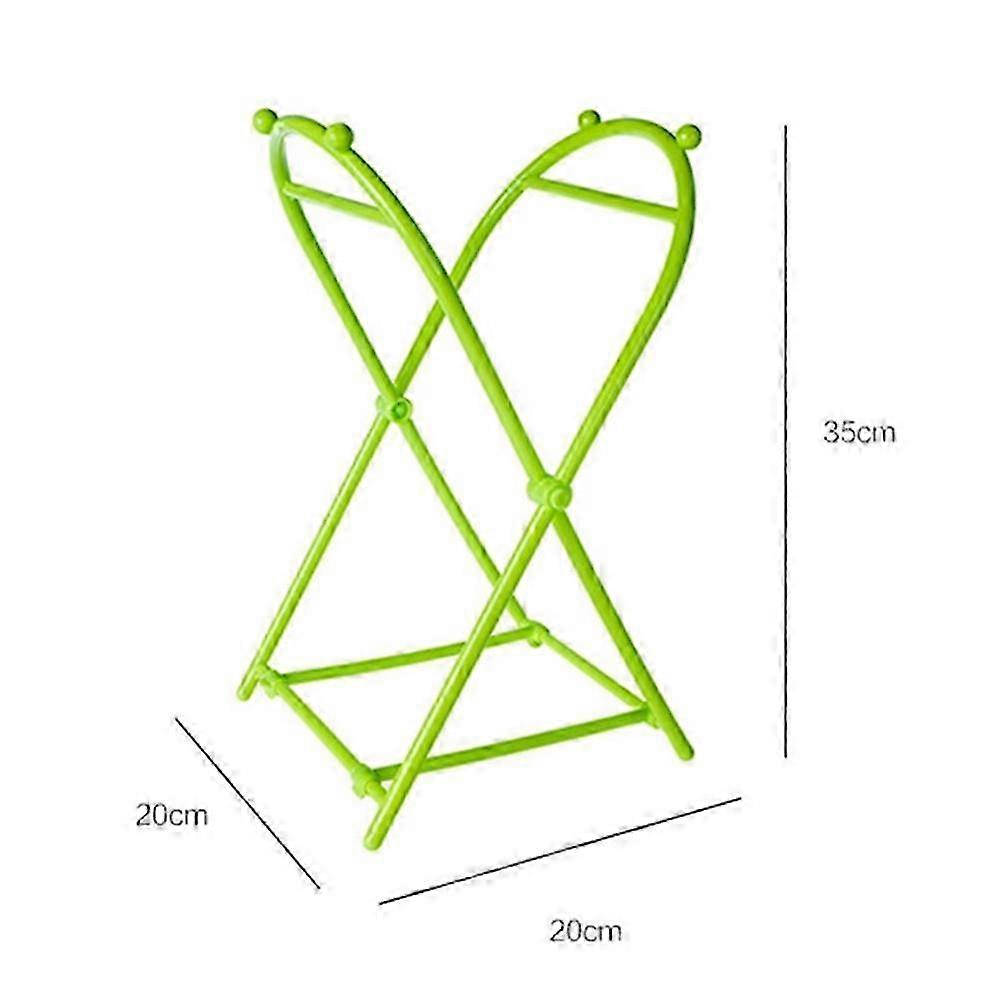 Plastic Fold-Flat Trash Bag Rack