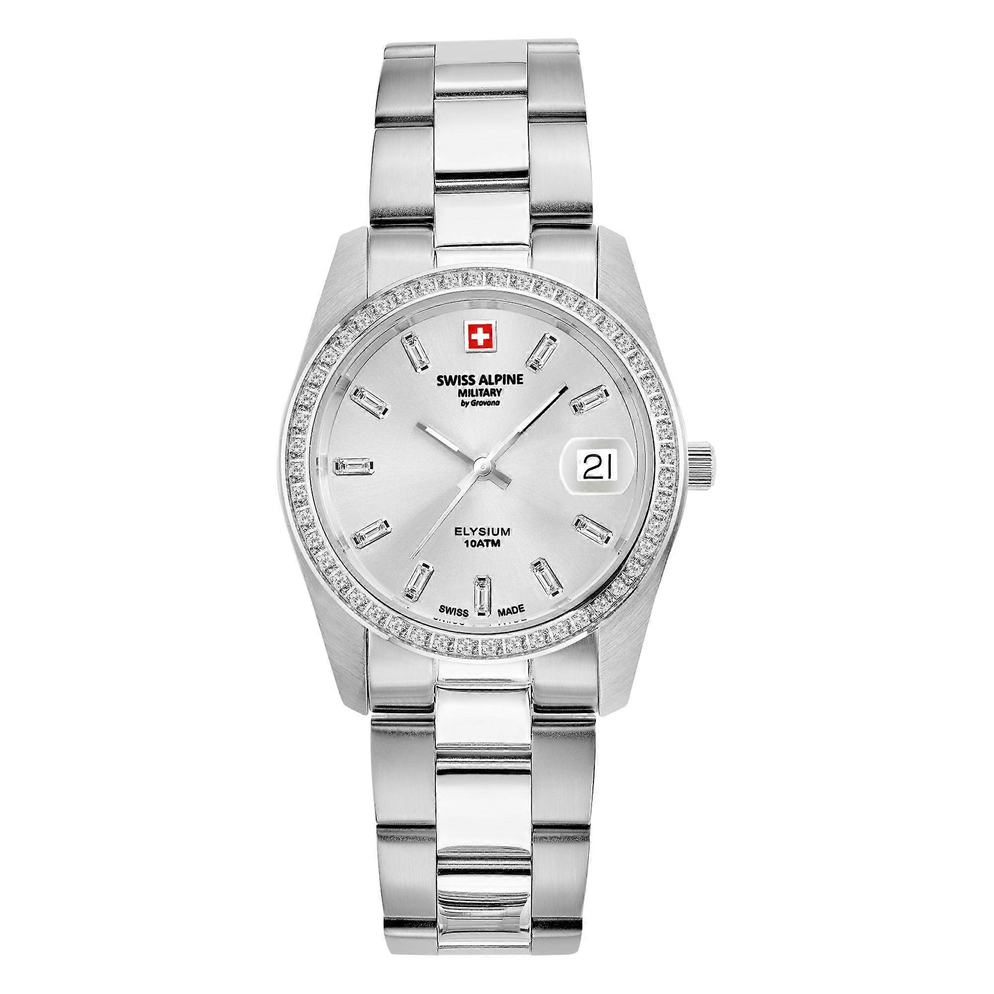 Swiss Alpine Military Ladies' Analog Quartz Watch 7714.7132SAM Stainless Steel