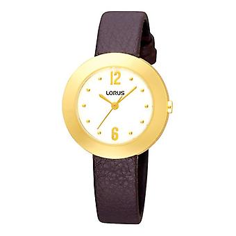 Lorus Watches Quartz Analog Woman Watch with RRS56TX9 Cowskin Bracelet