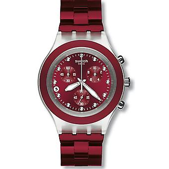 R.swatch full-blooded garnet watch for Unisex Quartz Analog SVCK4054AG