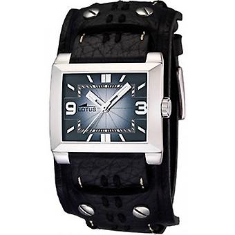 Lotus avontuur Quartz analoge man horloge met Cowskin armband L15700/3