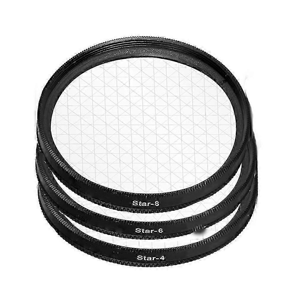 4 6 8 Point Star Lens Filter Set