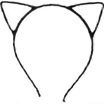 Ear Headband for Women Black Lace Wire Hairband Adjustable One size Fits Most Costume Party Halloween Masquerade Holiday Dress up Accessory