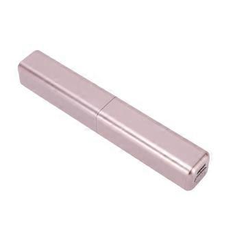 Mini-Glättungskamm für Ponyfrisuren, kabellos, wiederaufladbar, Mini-Heißkamm-Glättungsbürste, Roségold
