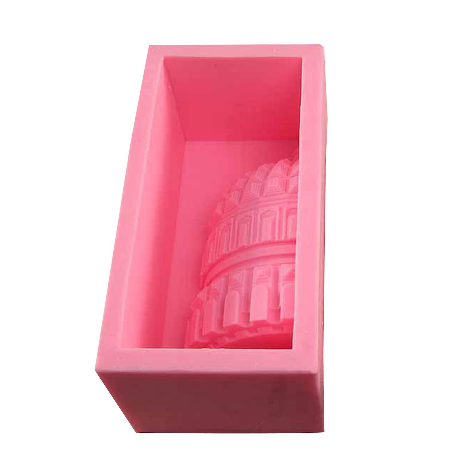 Plaster Casting Resin Mold for Making Chocolate Roman Architecture Shape Baking