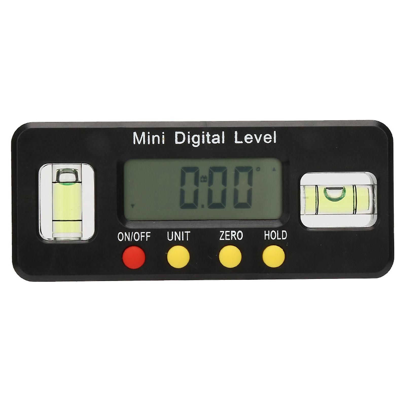 360 Degrees Mini Digital Protractor Angle Finder Inclinometer Magnetic Bottom