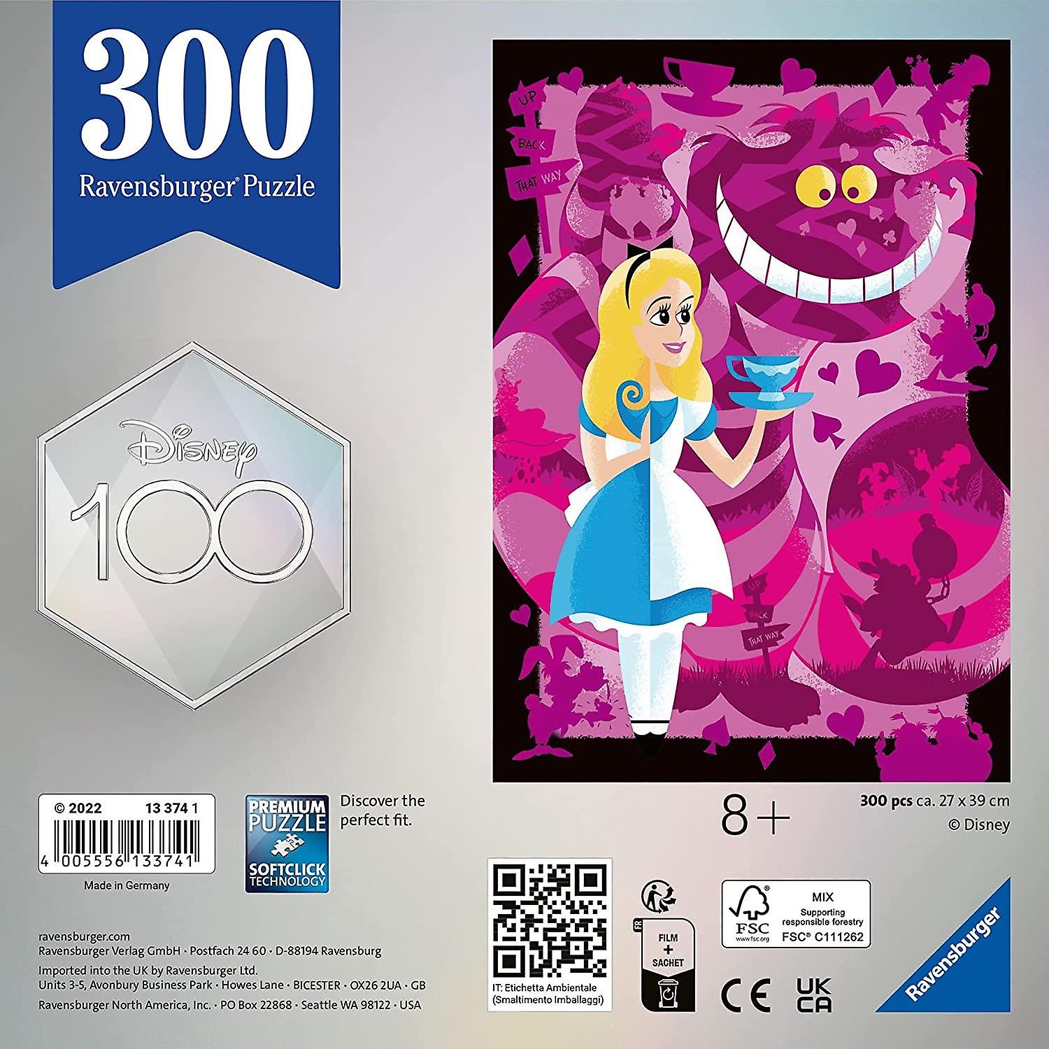 Ravensburger Disney 100th Anniversary Alice in Wonderland Jigsaw Puzzle