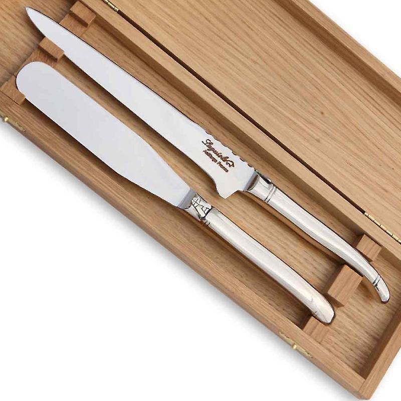Prestige range laguiole Foie gras server sandblaster finish