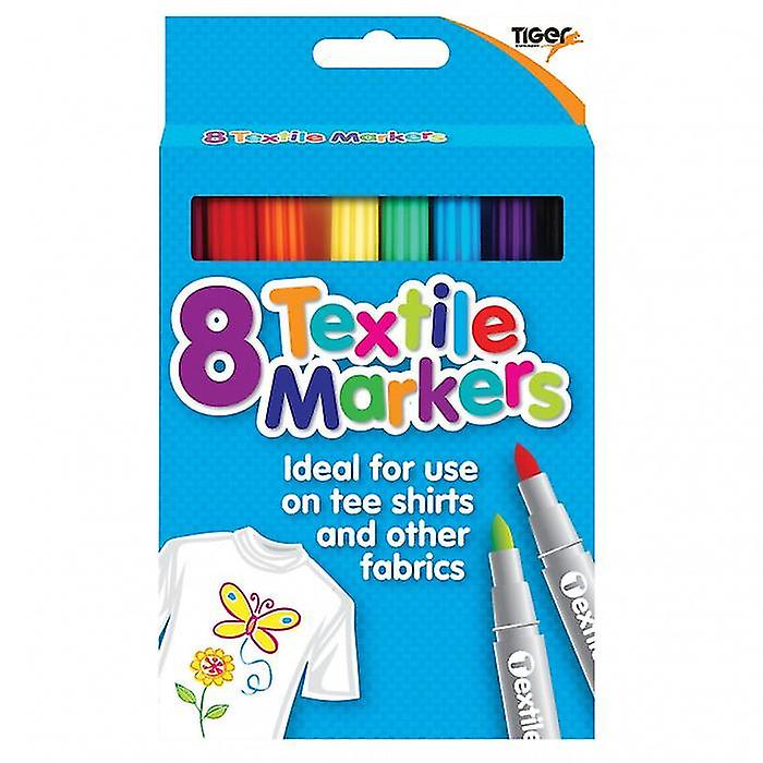 Tiger Textil Marker Set (8er Pack)