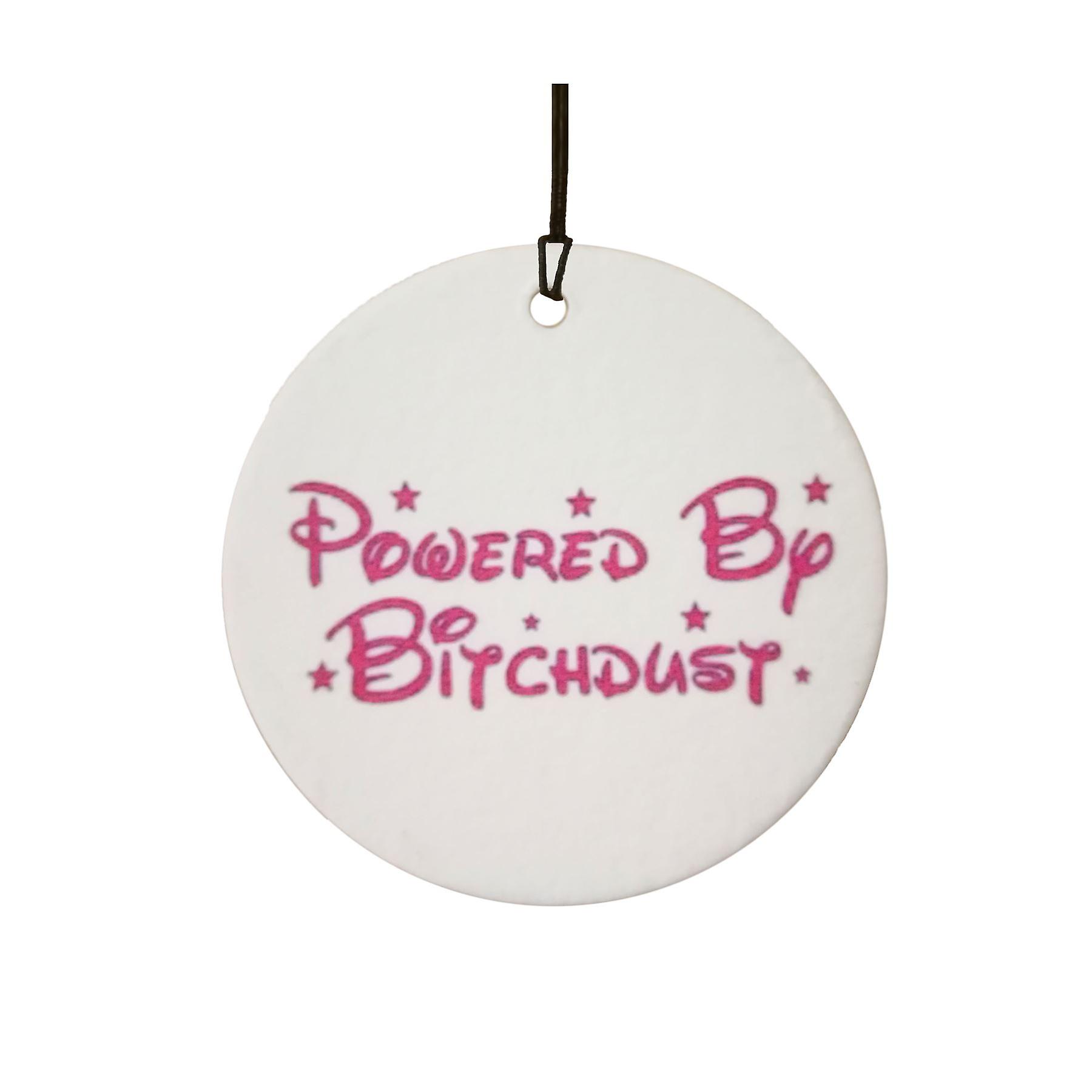 Powered By Bitchdust Car Air Freshener