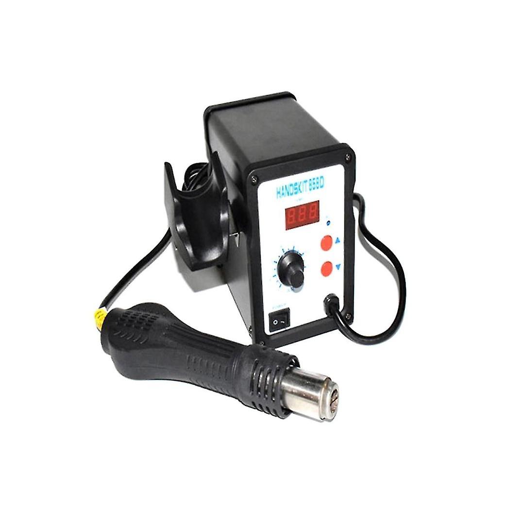 858d Digital Display Hot Air Welding Table 700w Hot Air Reworking Table Desoldering Station Eu Plu