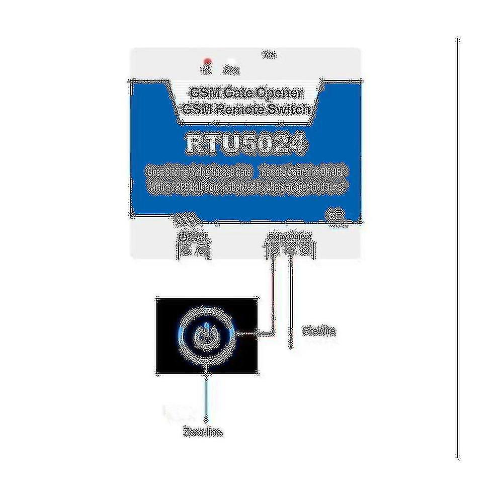 Rtu5024 Gsm Gate Opener Relay Switch Wireless Remote Control Door Access Long Antenna 850/900/1800/