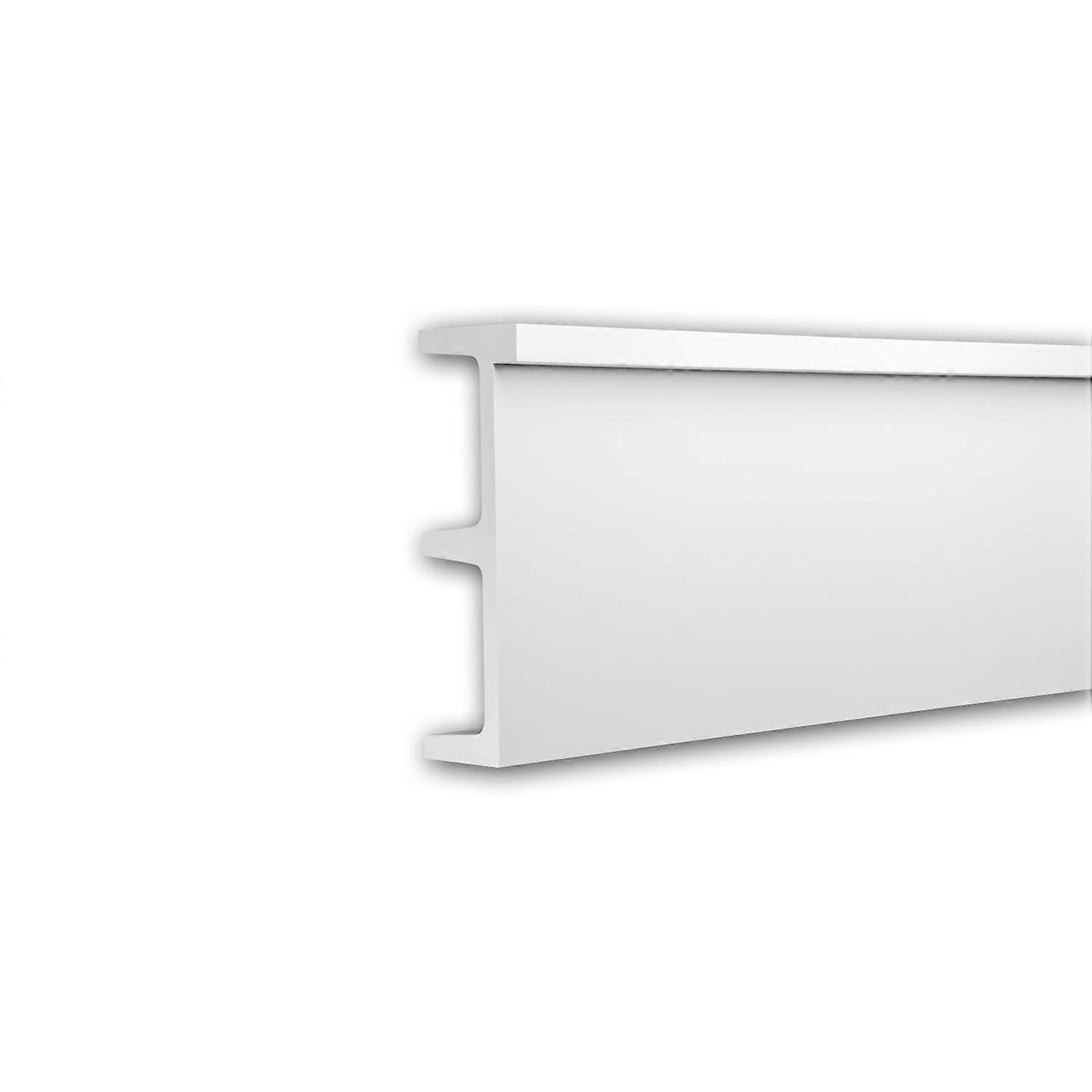 e-Delux GmbH 1 x Cimaise 151604 Profhome blanc Mousse de polyuréthane rigide prétraité léger, solide, indéformable