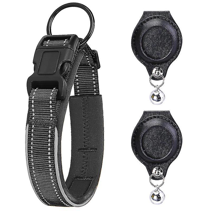 For Airtag Gps Pet Cat Collar With Adjustable Bracket And Bell, Apple Airtag Compatible