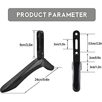 Support Universel Pour TV 32 à 55 Pouces - Pieds De Remplacement Pour TCL Roku, LG, Samsung - Installation Facile Sans Perçage