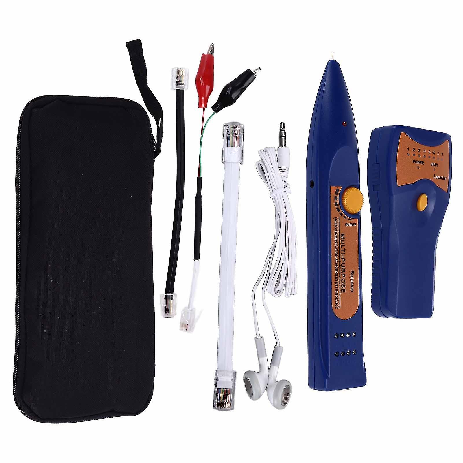 Poe Network Cable Tester Multi Purpose Fault Tracer Anti Interference Digital Signal Energy Saving