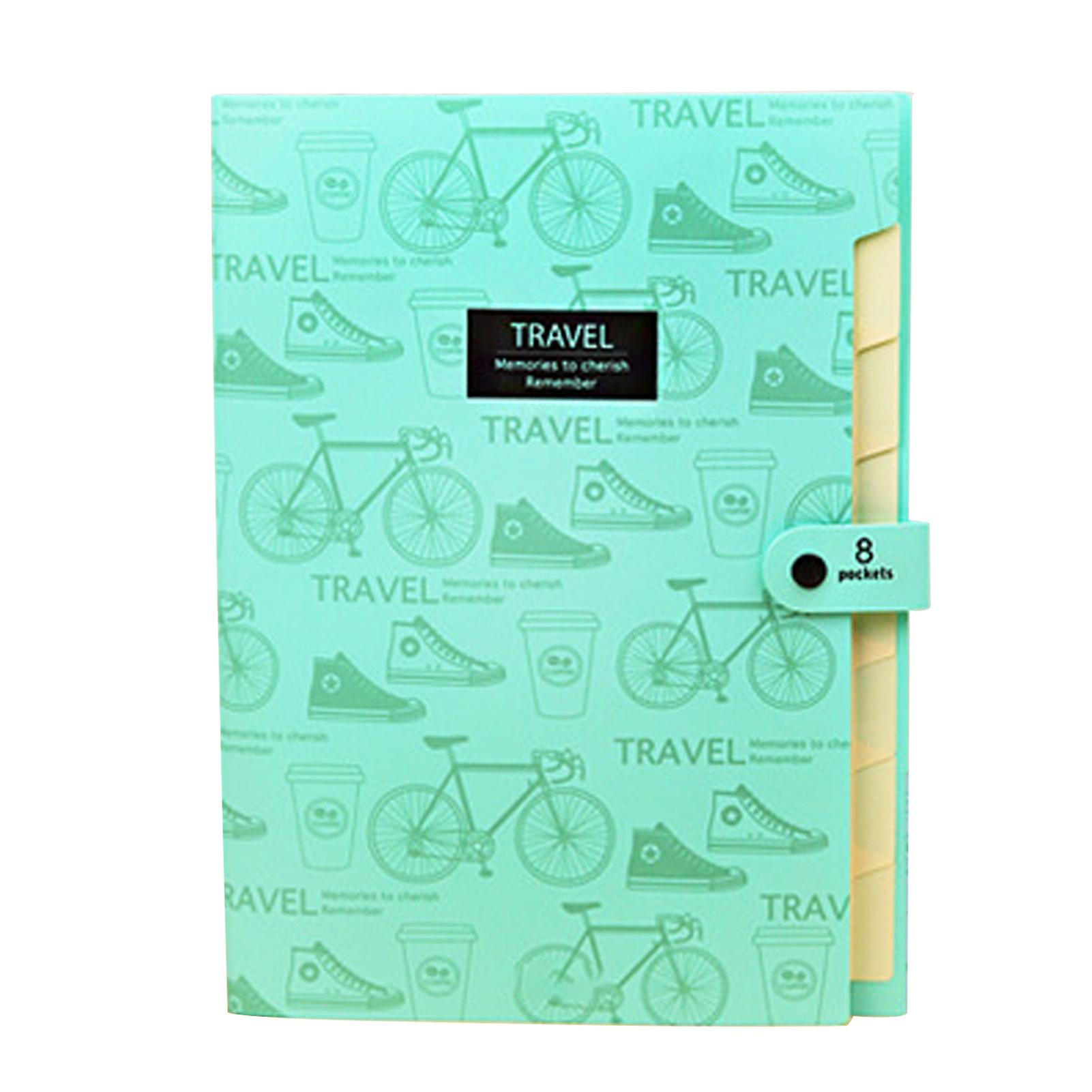Bill Receipt Documents Organizer Large Capacity Waterproof Aesthetic Folders For Receipts Important Documents