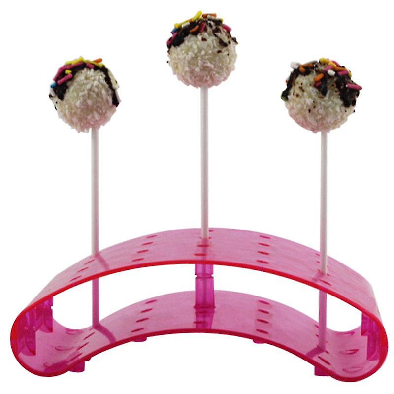 S Size 12 Holes Arc Shaped Plastic Chocolate Candy Lollipop Stand Display Holder
