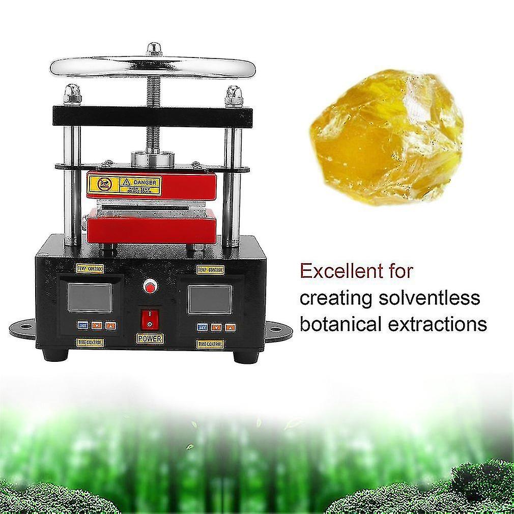 Electric Rosin Press Machine Stamper Manual Operation Double Plates Heating