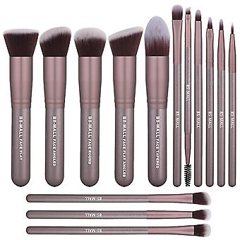 Bs02 - Bs Template 14 Pcs. Exclusive Make-up / Makeup Brushes Of Best