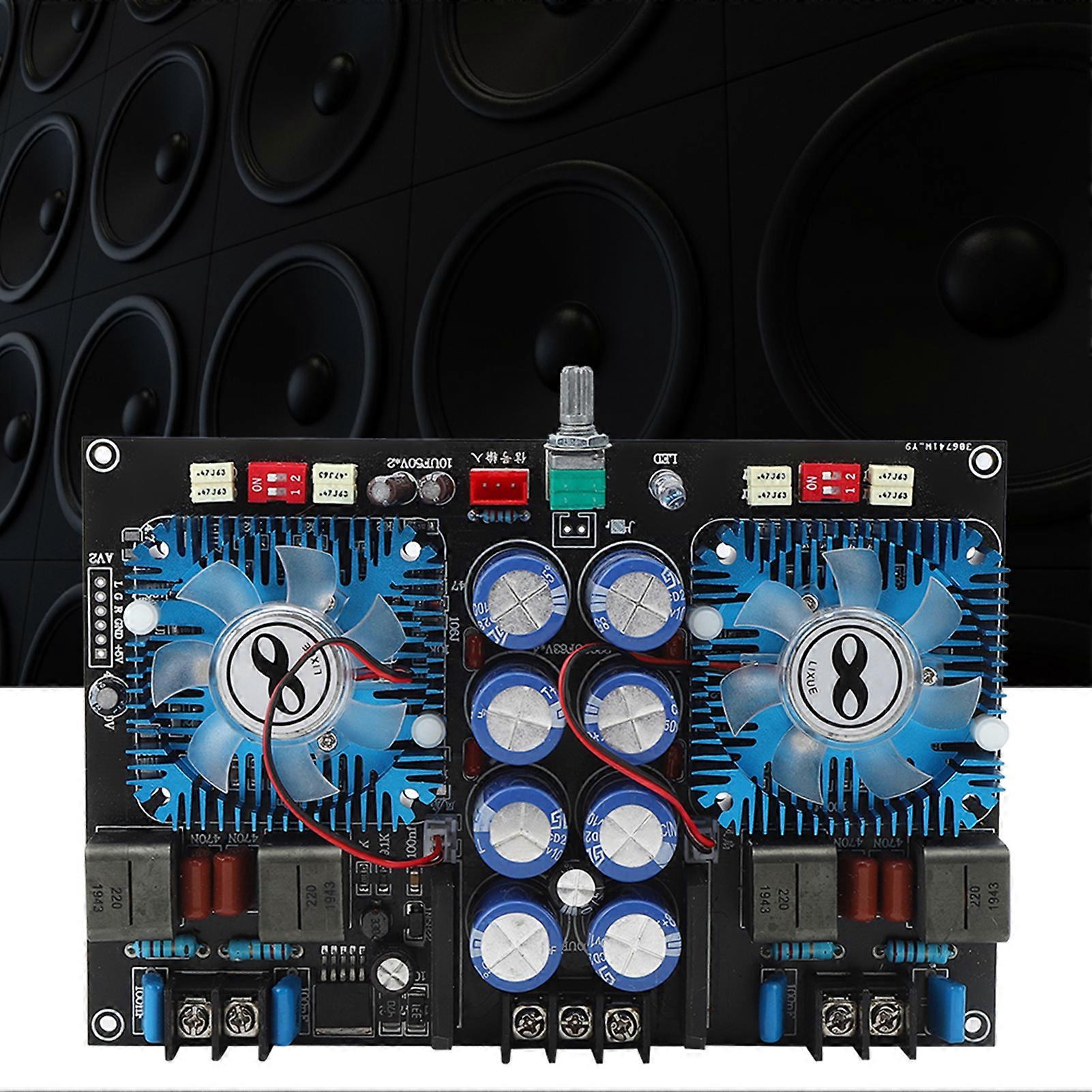 Digital Power Amplifier Board Superpower Dual Core Audio Subwoofer Biult in Fan TDA8954TH