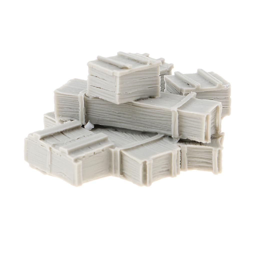 1:35 Resin Simulation Crates Miniature Scenery Layout Box Sandtable Accs