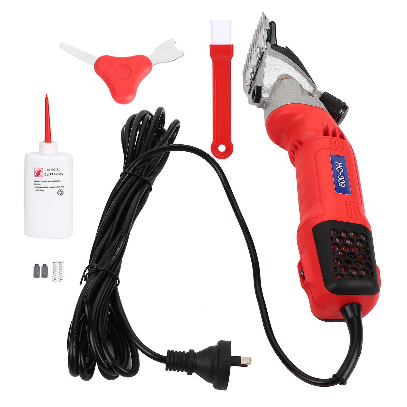 Electric Sheep Shears 6-Speed Adjustable Clipper 220V High-Power Livestock Trimmer Heavy-Duty Design with Accessories for Efficient Shearin