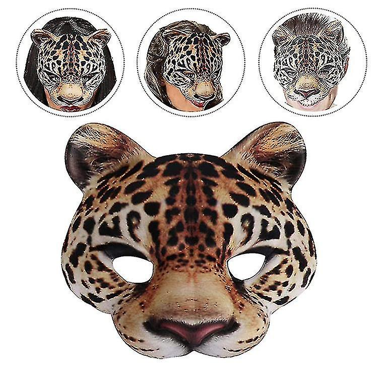 Máscara-arade Leopard Party Mask-hao