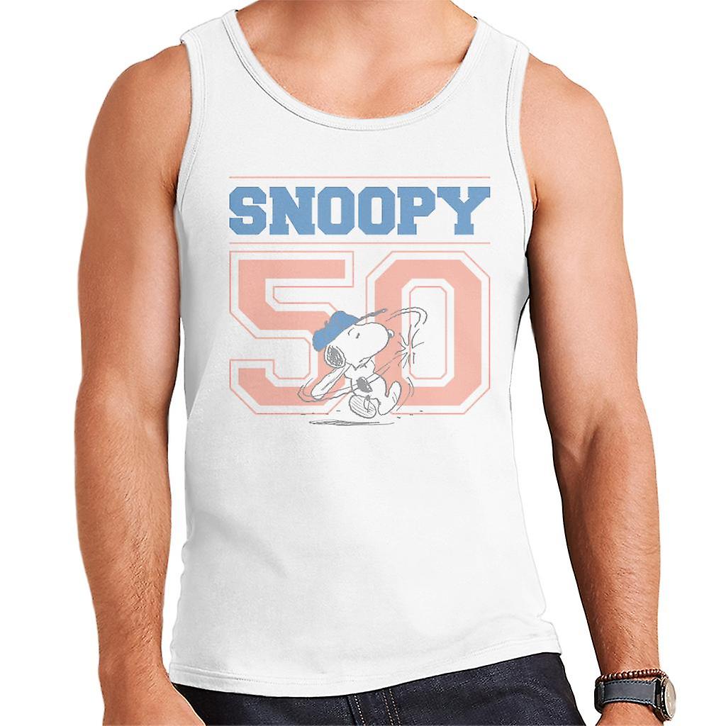 Peanuts Snoopy 50 Baseball Swing Men's Vest