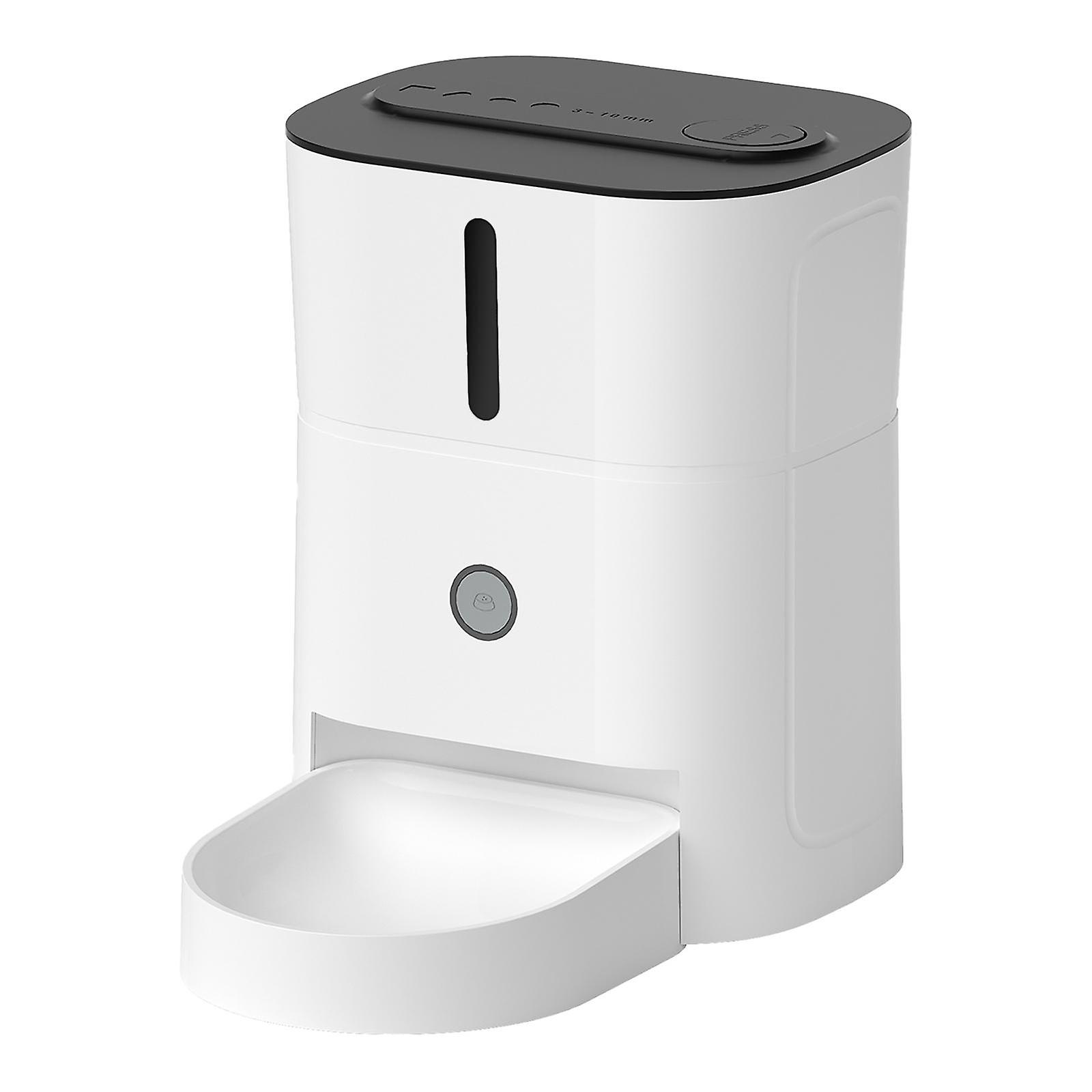 Cat Feeder Automatic 3L Capacity Voice Function 6 Meals A Day Auto Feeding Cat Food Dispenser Lock Function