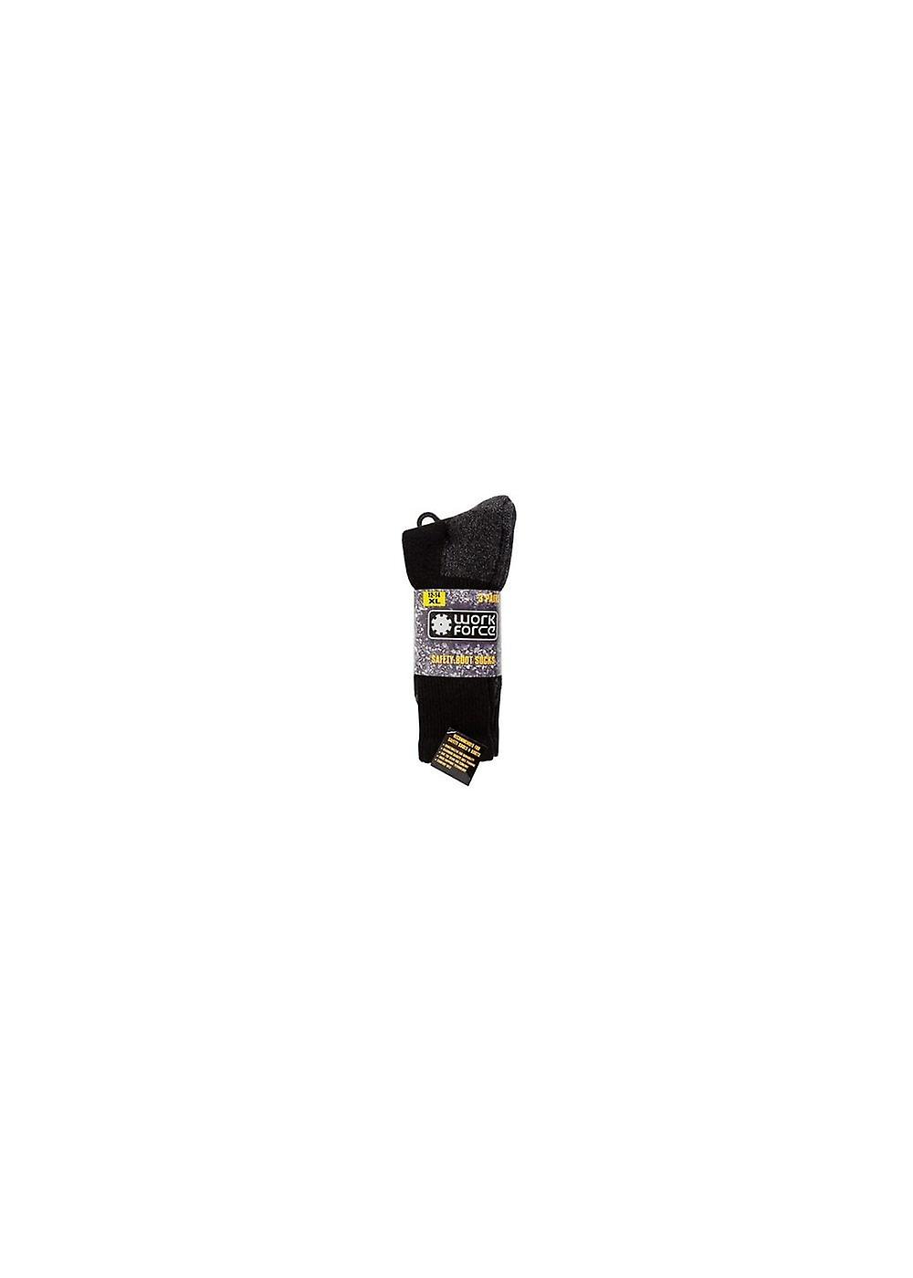 Men's Work Force XL Heavy Duty Safety Boot 3 Pack Sock WFH0093