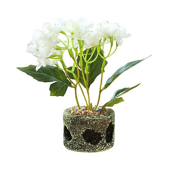Artificial Flower Bonsai Non-fading Table Decoration Easy Care Practical Hydrangea Garden Decor for Desktop