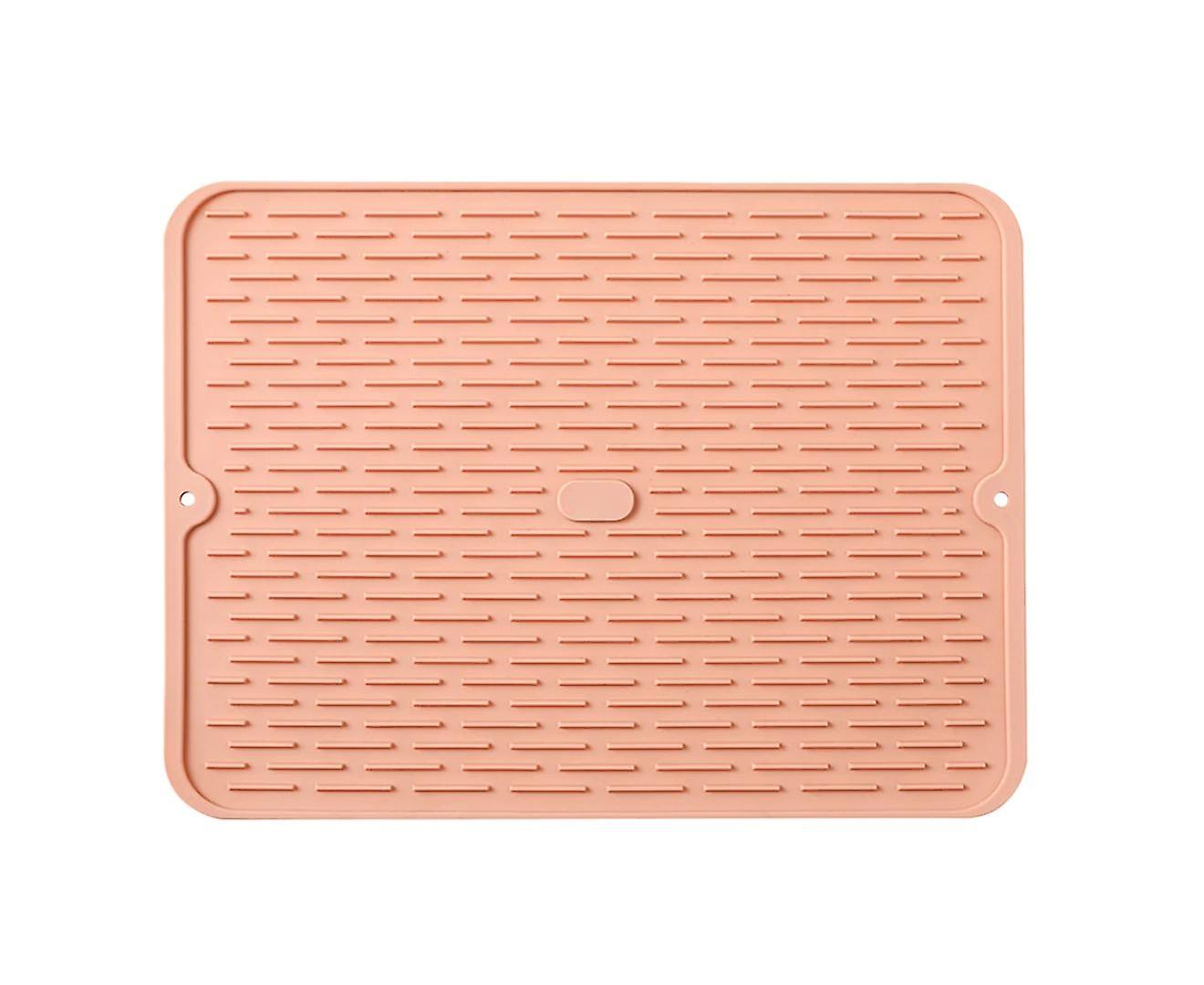 Silicone Drying Mat,Dish Drainer Mat for Kitchen Counter, Non-Slip Silicone Sink Mat