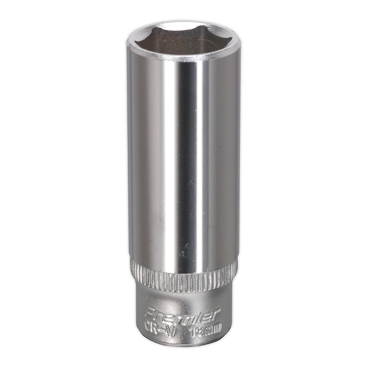 Sealey S1413D Walldrive Socket 13Mm Deep 1/4Sq Drive