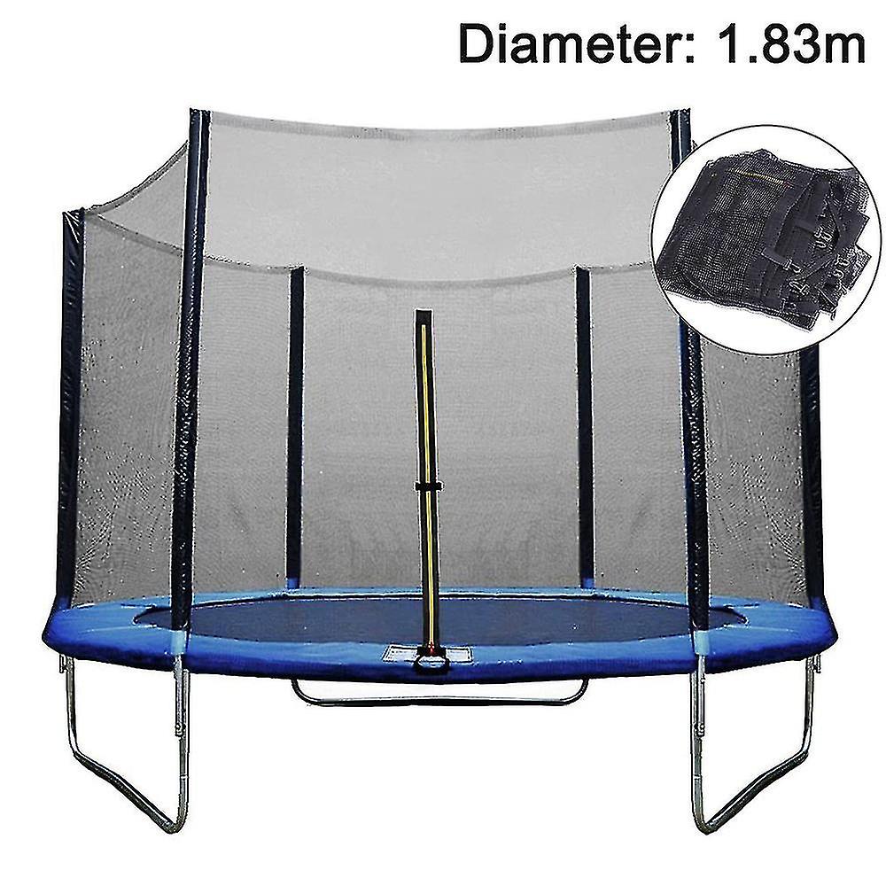 Children's 6ft Trampoline Net With Zipper Door Enclosure (excluding collapsed beds)