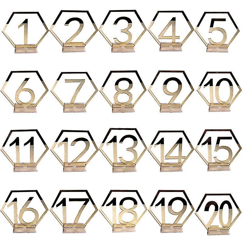 20pcs Wedding Table Number Holder