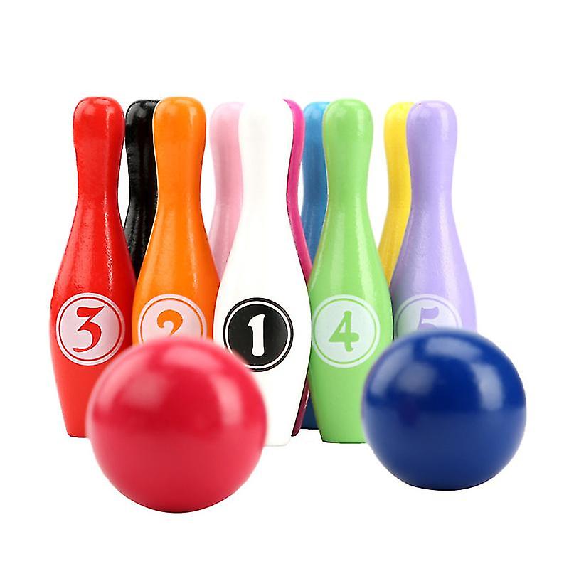 Synthetic Material Bowling Set For Kids Playing