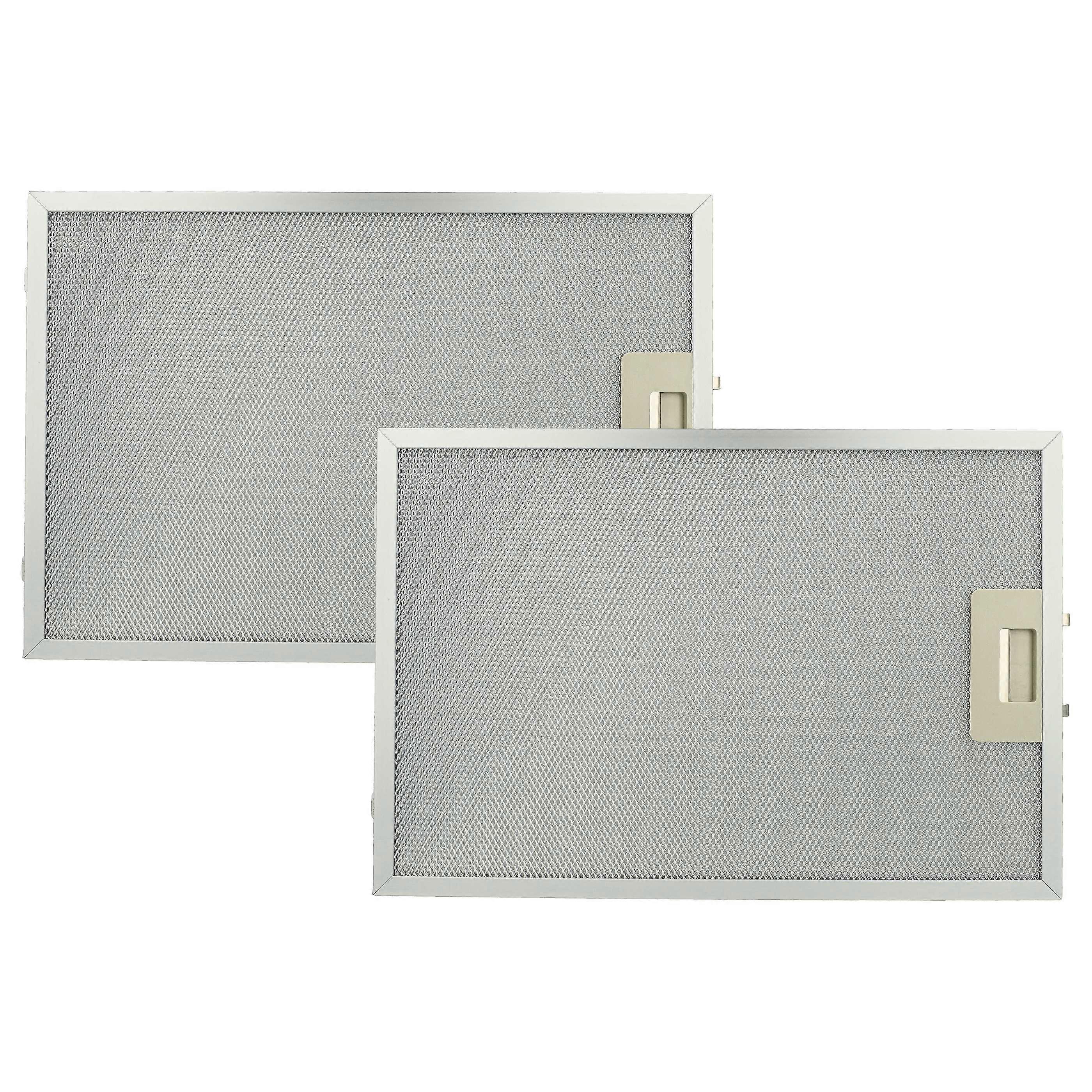 vhbw 2x Filter Metallfettfilter kompatibel mit Constructa CD D69 B21 N0, D69 B21 S0GB, D69 B21 N0GB Dunstabzugshaube - 38,8 x 26,5 x 0,9 cm, Metall