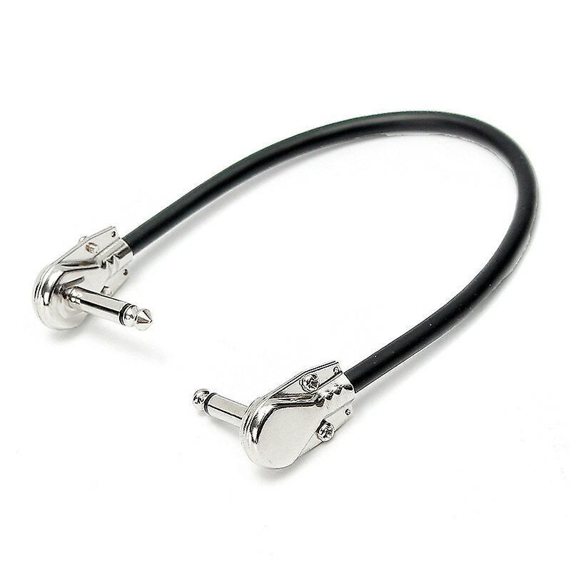 1Pc Low Noise Guitar Effect Pedal Board Patch Cable Cord With Right Angle Plug