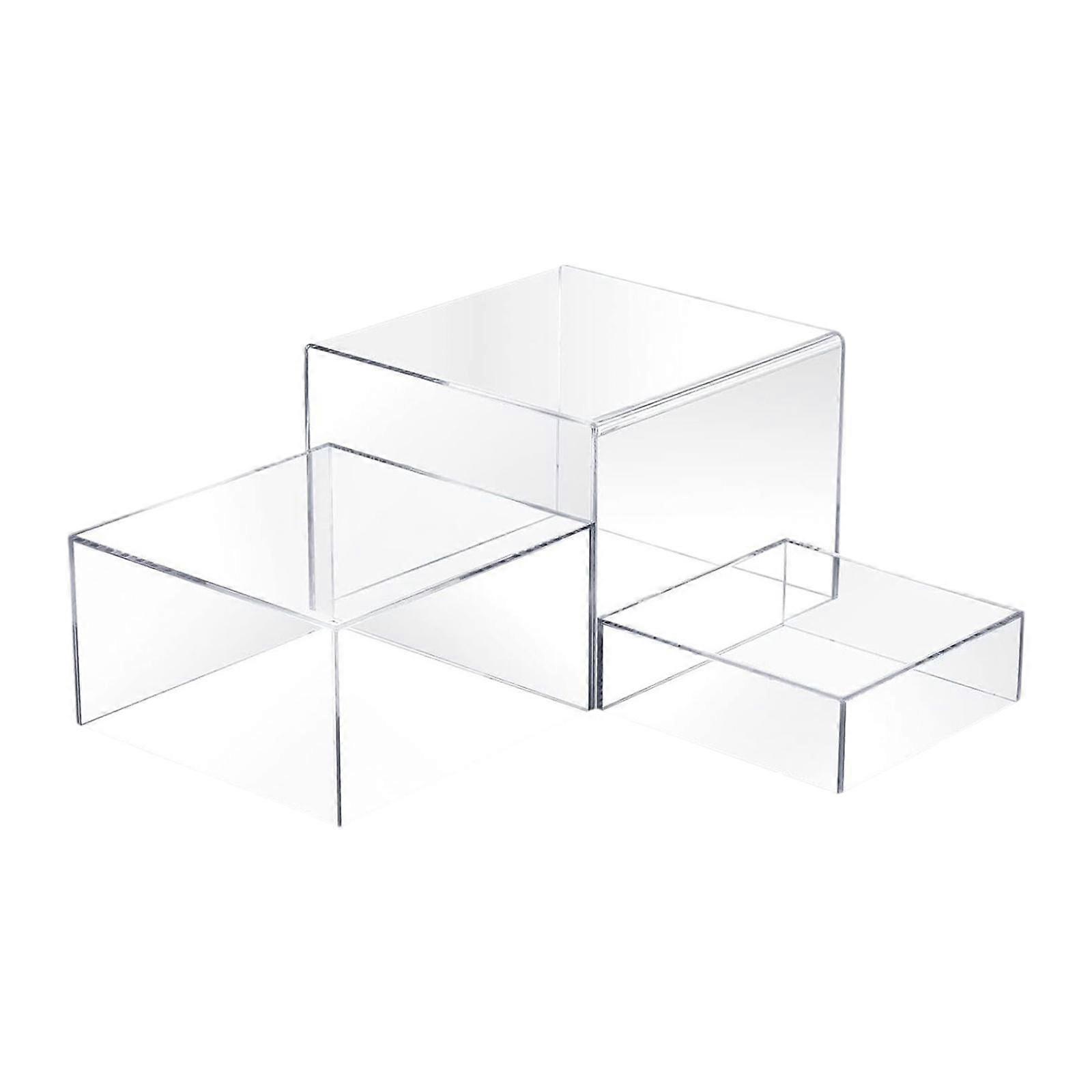 3 Τεμάχια Μπουφές Riser Catering Food Serving Stand για Candy Parties Άρωμα Μαύρο