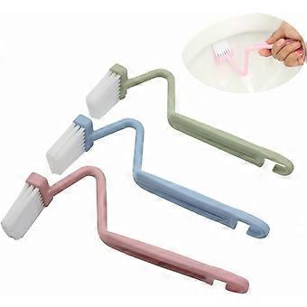 ,Toilet Brush,Pack of 3,Random Color
