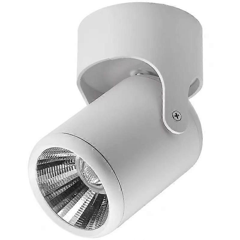 Indoor Spotlight, White LED Ceiling Spotlight Adjustable Ceiling Spotlight (Warm White Light)