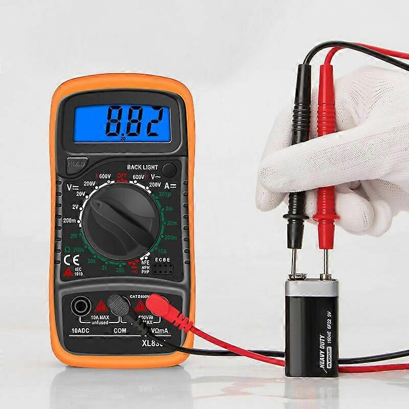 XL830L Digital Multimeter 2000 Counts - Current Voltage Resistance Battery Tester