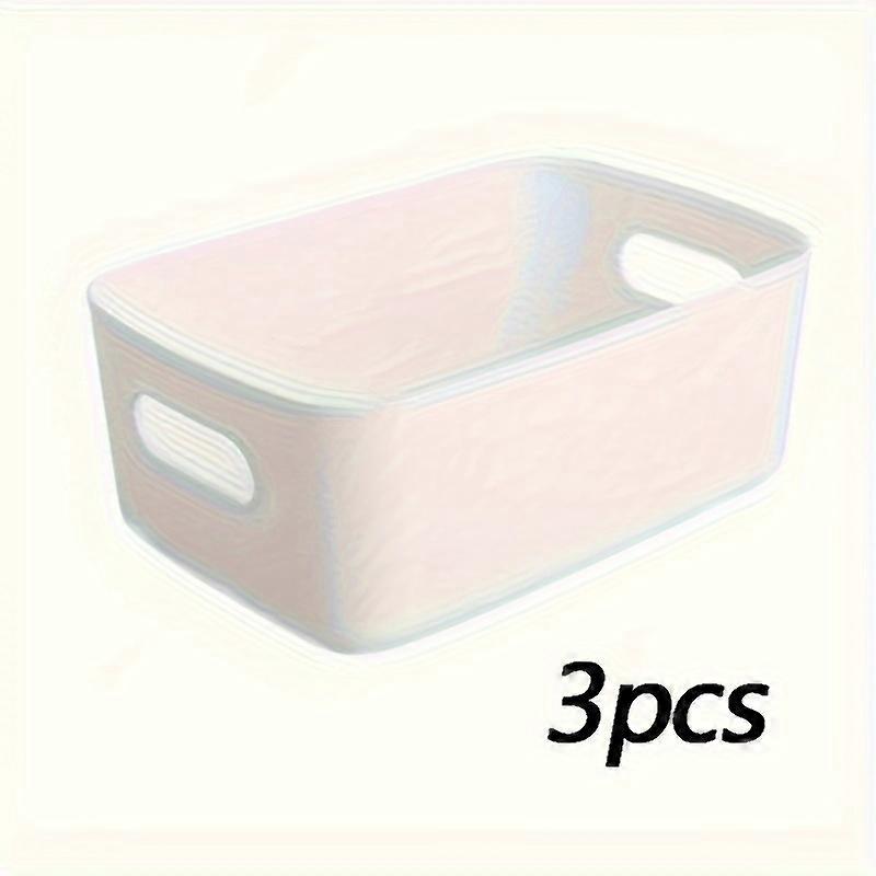 Three device baskets, versatile and durable sundries storage box, household sundries organizer box, suitable for kitchen, bathroom and bedroom, kitche