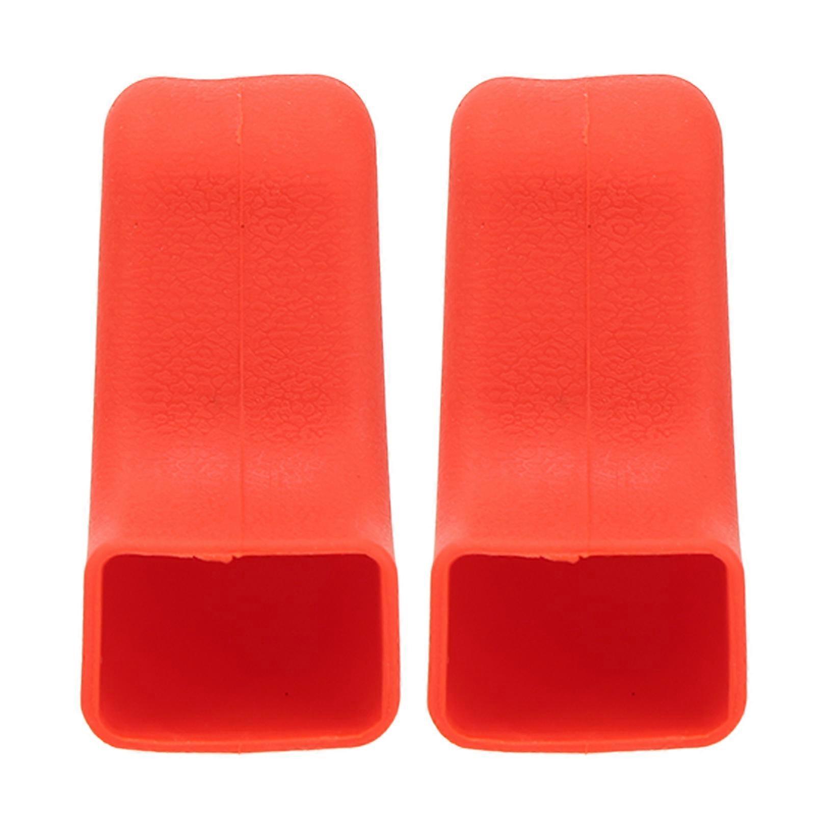1 Pair Bumper Tow Hook Cover Cushion Tow Hook Protector Replacement for Wrangler JK JL Gladiator TJ 2007?2023 Red