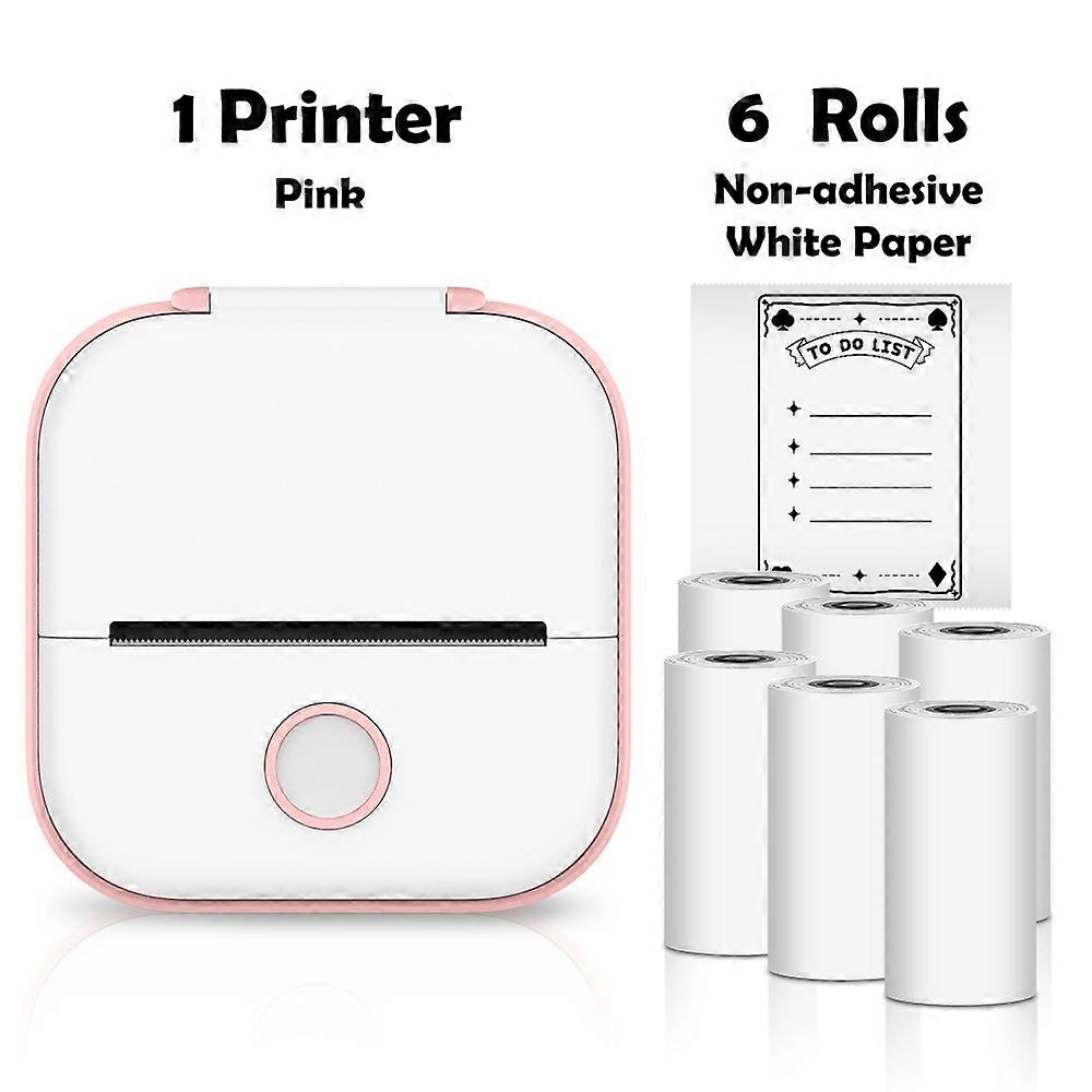 Phomemo T02 Mini Printer Portable Printer Thermal Printing Sticker Wireless Inkless Pocket Printer Self-adhesive Label Printer