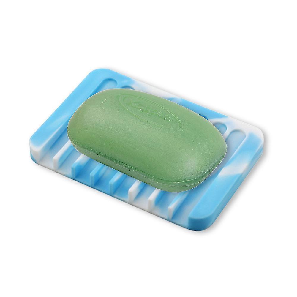 プレミアムシリコンソープホルダー、シャワー、バスルーム、キッチンセルフドレンソープディッシュ用