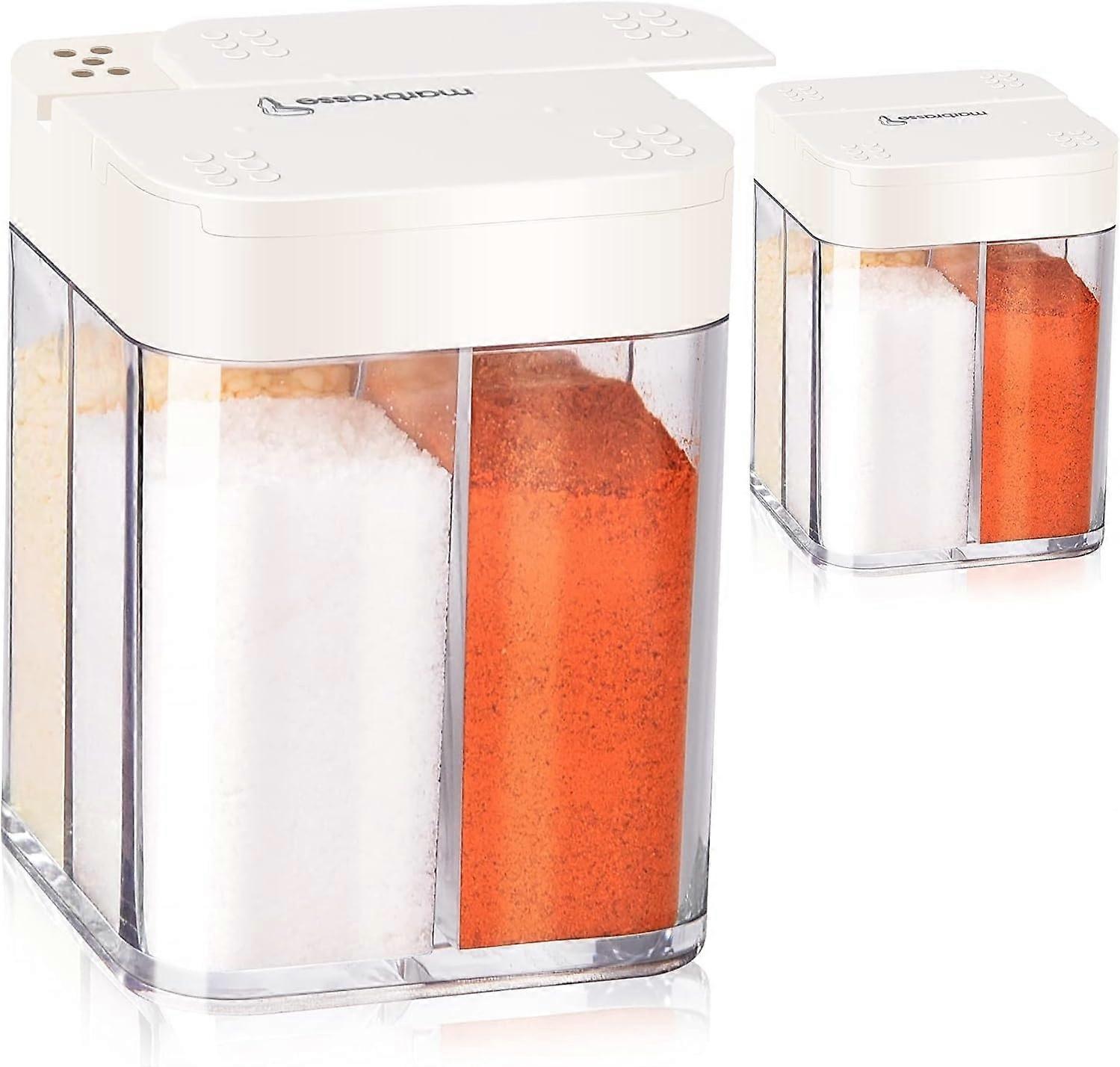 Spice jars Four in one spice jars 2 pcs spice jars pepper shaker camping spice box spice container k
